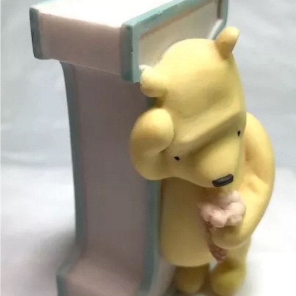 Disney Classic Winnie the Pooh Letter "I" for Ice Cream Michel & Co EUC - Picture 2 of 5
